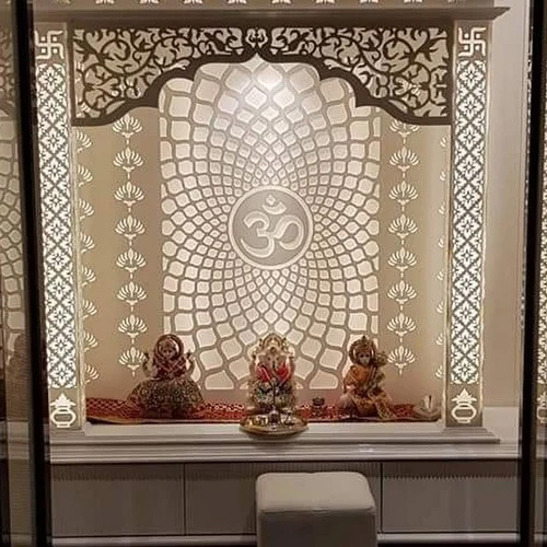 corian mandir design